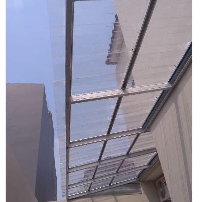 Kanopi Baja Ringan Atap Spandek Transparant