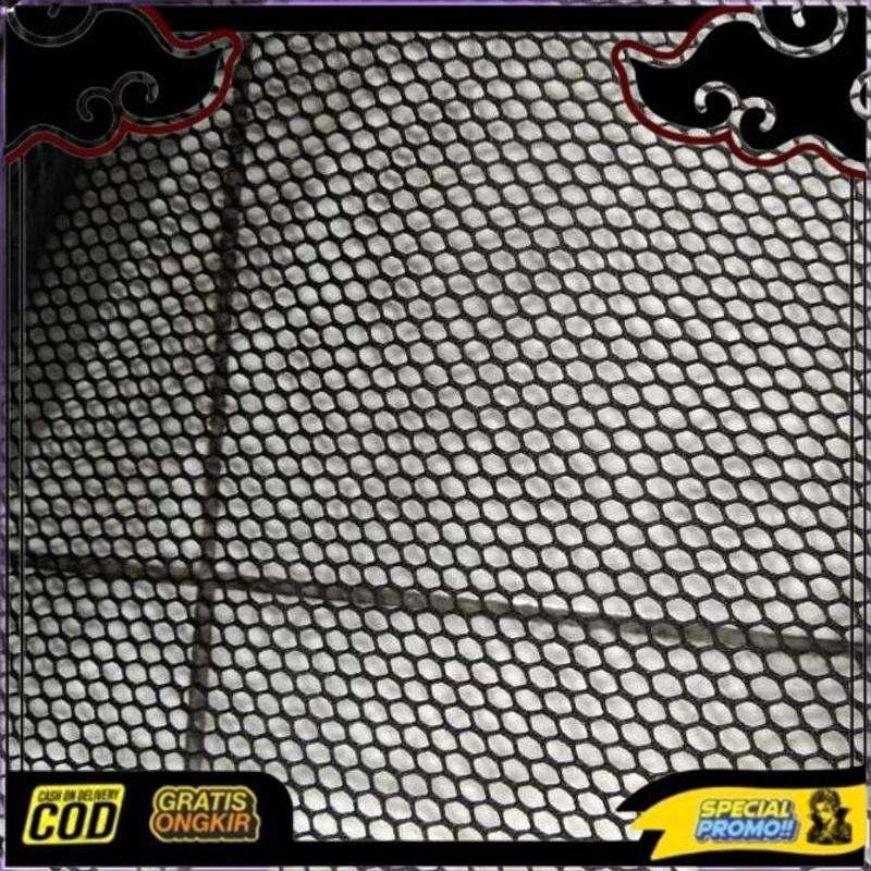 Terbaik Kain / Kain Jala / Kain Penutup Ketebalan 0,5M Speaker Kain Jala Lemes Hitam Tipis Jaring Ka