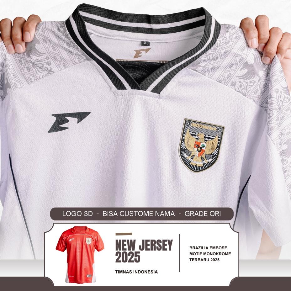 Jersey Timnas Indonesia 2025 unisex big size kaos Baju bola Erspo