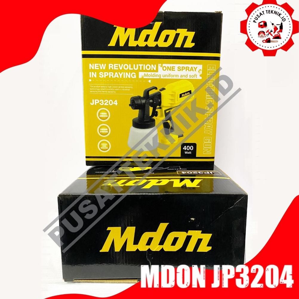 MDON JP3204 SPRAYGUN ELECTRIC MESIN CAT SEMPROT LISTRIK MDON JP 3204 400W 800 Ml