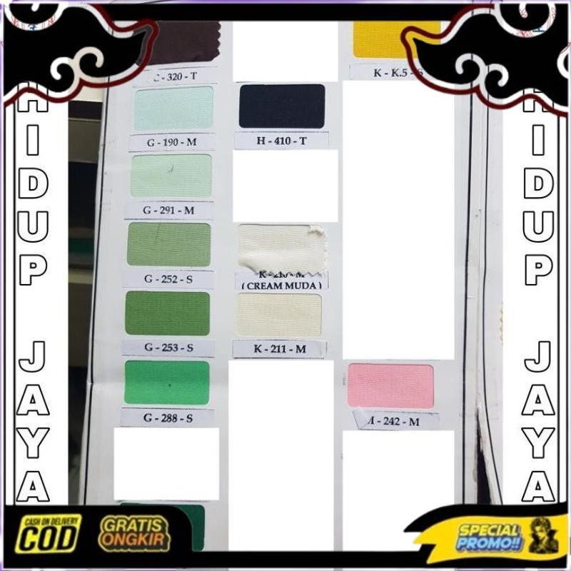 Terbaik Eceran 1 Yard Kain Oxford Sari Warna Sariwarna Lb 115 Cm Seragam Kerudung Masker Katun Warna