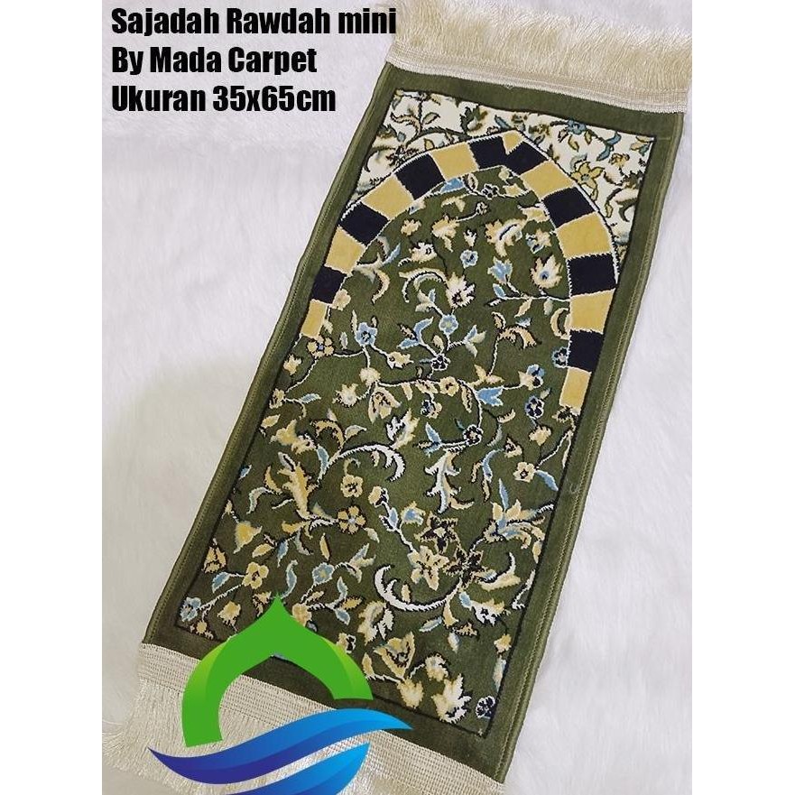 (Good) Sajadah Rawdah kepala/Rawdah Mini/Rawdah Kepala by Mada Carpet