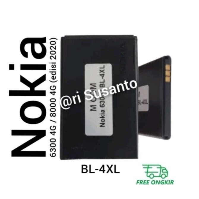 TERBARU - Baterai MCOM for Nokia 6300 4G / 8000 4G edisi 2020 BL-4XL Original