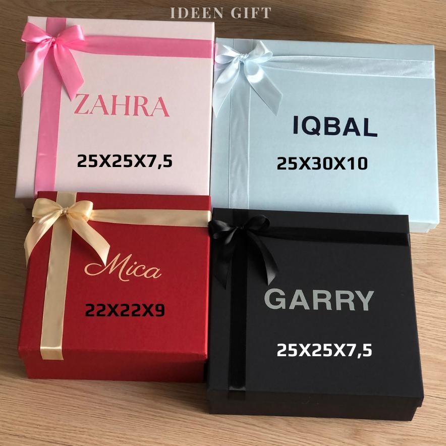 Custom Box Satuan Kotak Kado Custom Xlxxl Kotak Nama Hard Box Besar