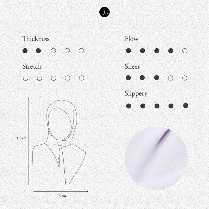 (Good) Lua Fold Square Scarf - Lafiye Premium Square