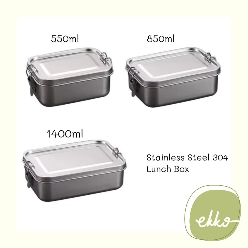 Stainless Steel Lunch Box / Kotak Makan Bekal Stainless / Wadah Makanan BPA Free
