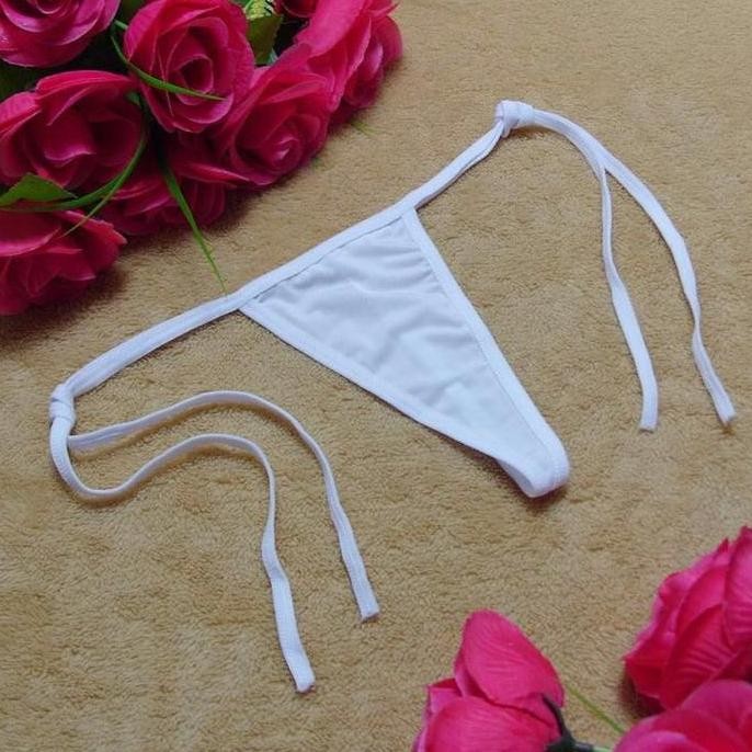G string Sexy Mini Thong celana dalam wanita tali bebas setel C082