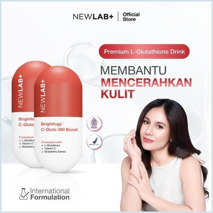 NEW [EXCLUSIVE LIVE] NEWLAB PAKET BRIGHTLOGY C-GLUTA 360 BOOST | SUPLEMEN GLUTATHIONE | MINUMAN GLUT
