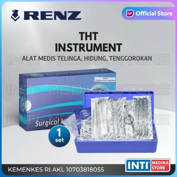 RENZ - THT INSTRUMENT SET | ALAT MEDIS TELINGA HIDUNG & TENGGOROKAN ORIGINAL DAN TERPERCAYA