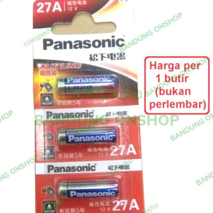 PANASONIC 27A A27 12V ALKALINE 1PC BATRE BATERAI 12V A27 27A PANASONIC murah