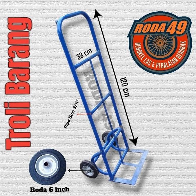 TROLI BARANG 2 RODA TROLLLEY SERBAGUNA ORIGINAL DAN TERPERCAYA