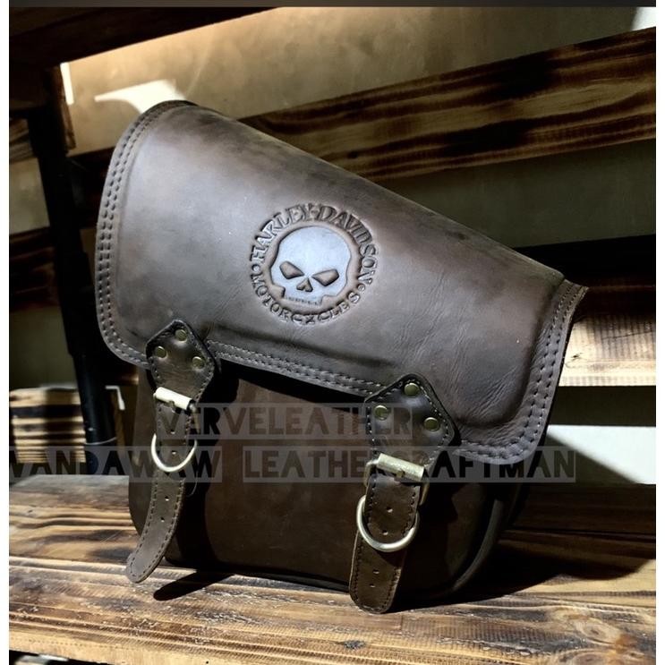 harley davidson , tas samping harley davidson , swing arm bag harley davidson , tas motor harley , s