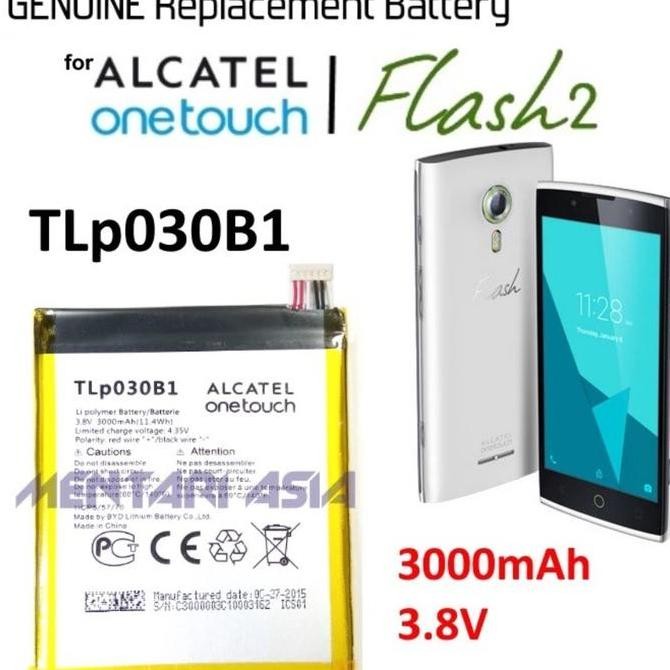 ready Baterai Alcatel Flash 2 Alcatel_7049D 7049D-3AALID1 TLp030B1 Original 100%