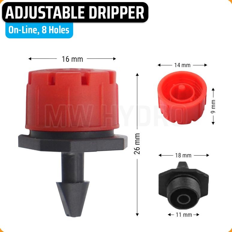 Promo Cod Dripper Putar 8 Lubang - Adjustable ..