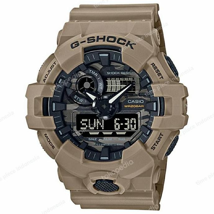 Ready  Casio G-Shock GA-700CA-5ADR / GShock GA700CA-5A Original & Garansi