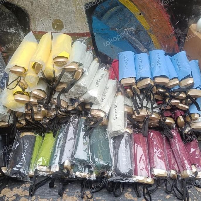 payung lipat mini custom logo/payung lipat mini anti uv/payung mini murah