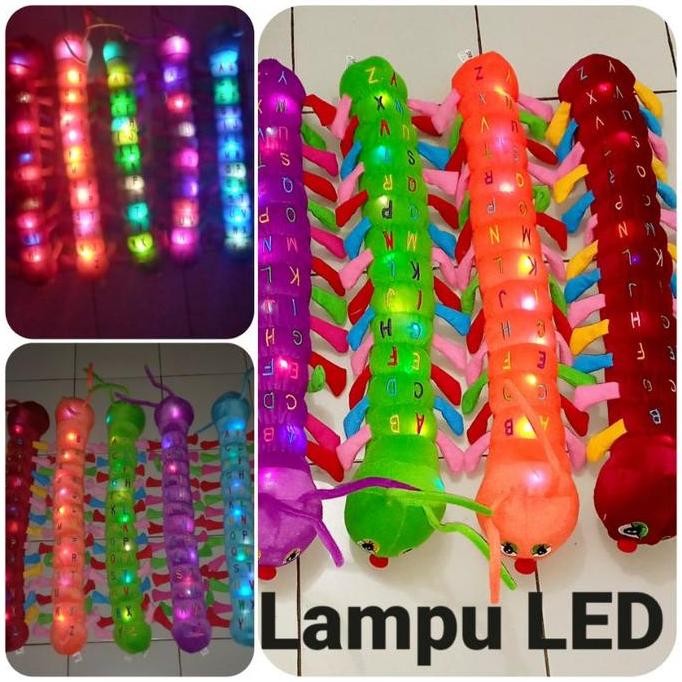 DE123 >> boneka ulet LED/ boneka ulil lampu/boneka ulil abjad/boneka dashbor mobil Dolls