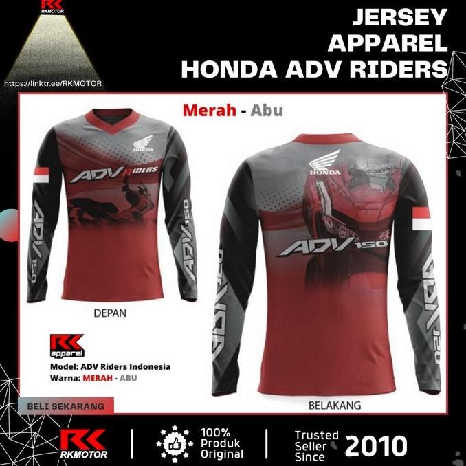 JERSEY HONDA ADV INDONESIA | HONDA ADV KAOS | BAJU HONDA ADV RIDERS murah