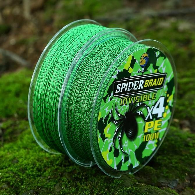 DB109 >> Lure Invisible Bionik PE Fishing Line 100m Anti Gigitan Kuat Bahan Impor Jepang X4 X8 Braid