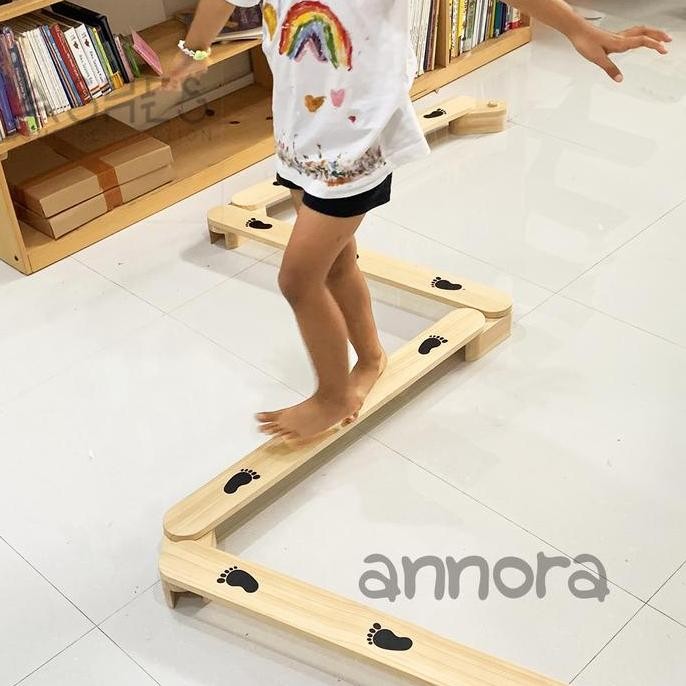 (Best) [Annora] Balance beam balance plank papan titian mainan keseimbangan anak