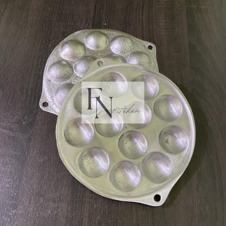 Bisa Cod Laklak Bali | Cetakan Kue Cubit | Cetakan Telur Puyuh Ceplok 12 Lubang | Cetakan Apem 4 Lub