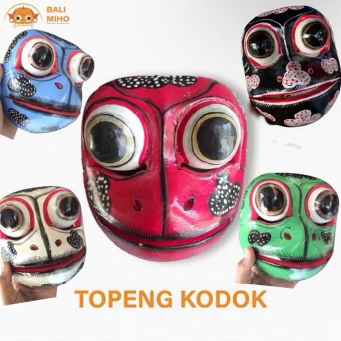 populer] Topeng Kodok - Topeng Katak - Topeng Kayu - Topeng Bali - Topeng Lucu - Topeng Unik - Topen