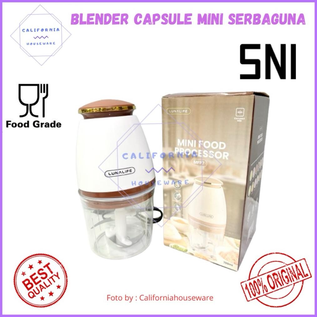 Blender Capsule Mini LUNA/ Chopper Blender Daging Mini / Blender Chopper Serbaguna