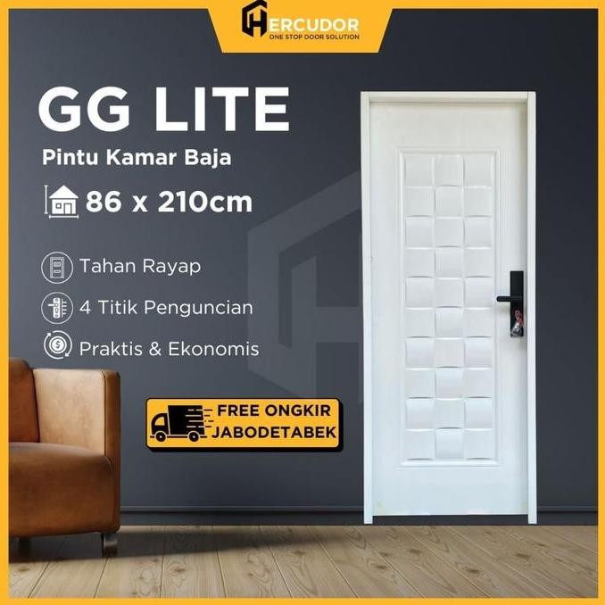 Pintu Utama / Pintu Kamar Tidur Baja GG LITE SERIES GOL