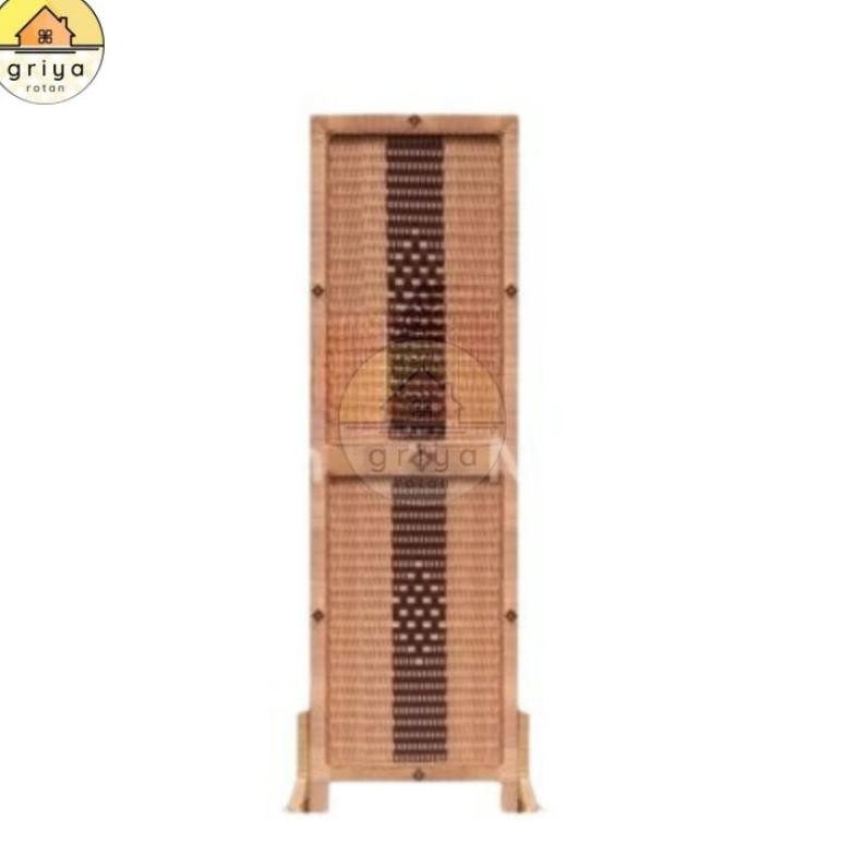 Pembatas Ruangan Rotan Sintetis 1 Panel