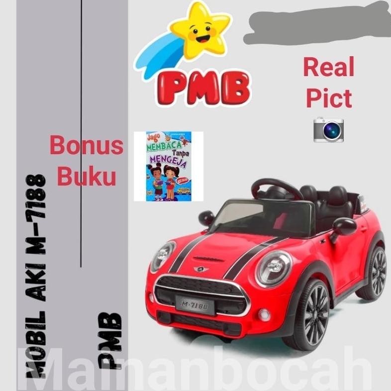 TERMURAH MOBIL AKI ANAK PMB MINI COOPER M 7188 DUAL MOBILAN ANAK M7188 MINI COOPER