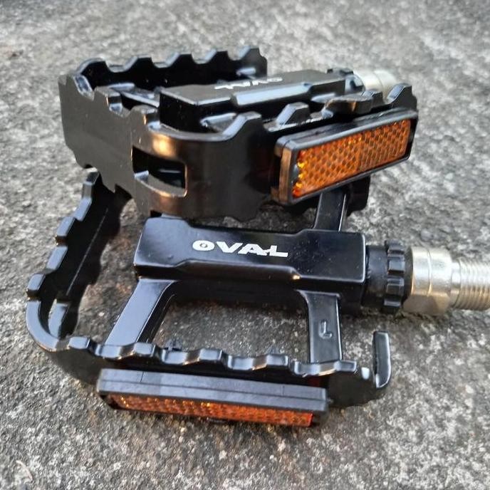 PEDAL MTB - PEDAL BEARING MTB - PEDAL SEPEDA LIPAT - PEDAL OVAL ALLOU ORIGINAL DAN TERPERCAYA