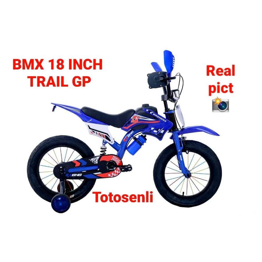 SEPEDA ANAK BMX 18 INCH TRAIL BNB MOTORCROSS 18 INCH SEPEDA ANAK LAKI LAKI