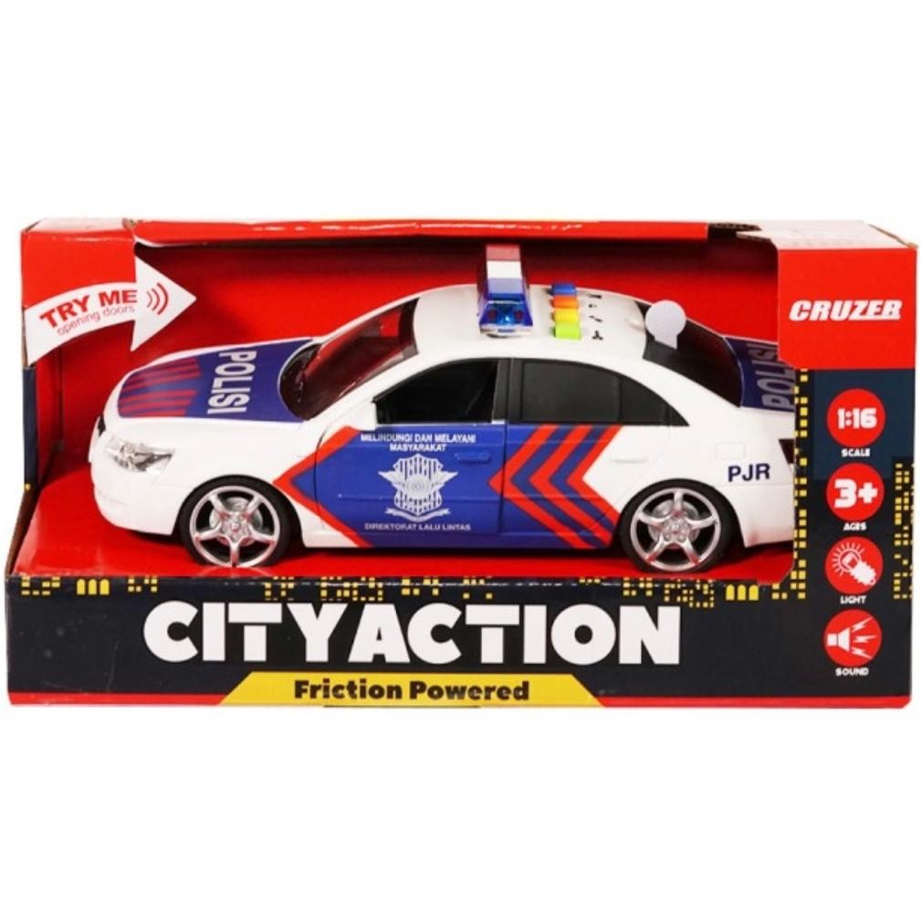 Cruzer City Action Police Car Mobil Polisi 1:16