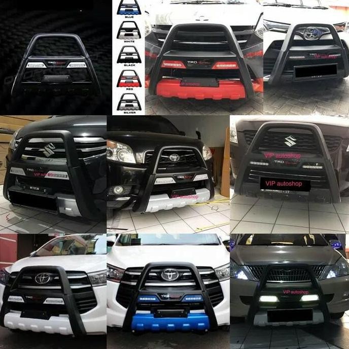 tanduk depan mobil calya model TRD with led