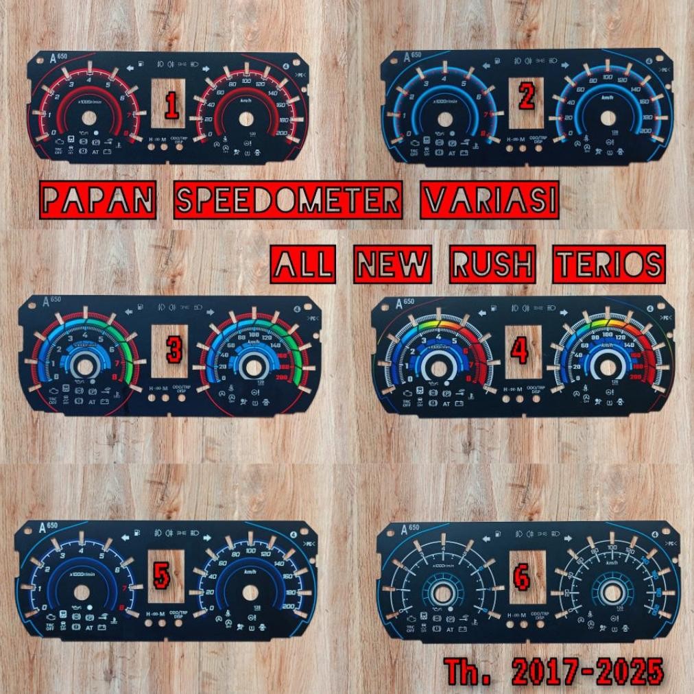 Speedometer Variasi Mobil Toyota All New Terios/Rush (2018-2021)