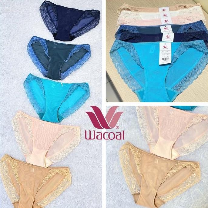 PANTY MINI SEXY WACOAL CELANA DALAM WANITA TRANSPARAN RENDA IP 4091 CD LACE BRUKAT TEMBUS PANDANG IP