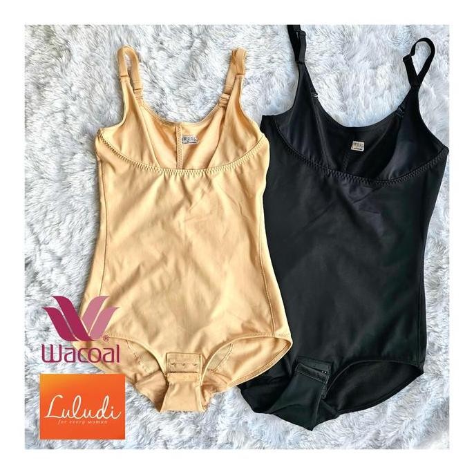 BODYSUIT LULUDI by WACOAL BODY VEST SHAPEWEAR KORSET BADAN SHAPE WEAR LB 7931 K93 LB7931