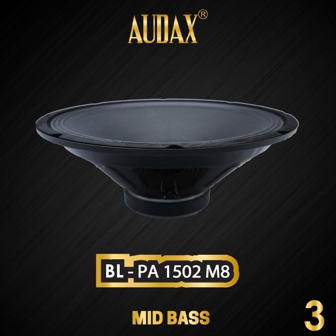 Vex-2126 Audax - Speaker Pasif 15" Bell Bl-Pa 1502 M8 Mid & Bass Transducers Viral