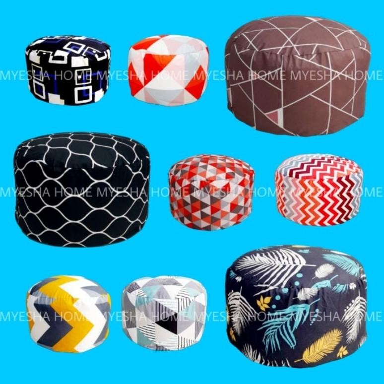 Cover Sofa Bean Bag Squishy Bulat Oval / Sarung Sofa Bean Bag Bulat Oval Squishy