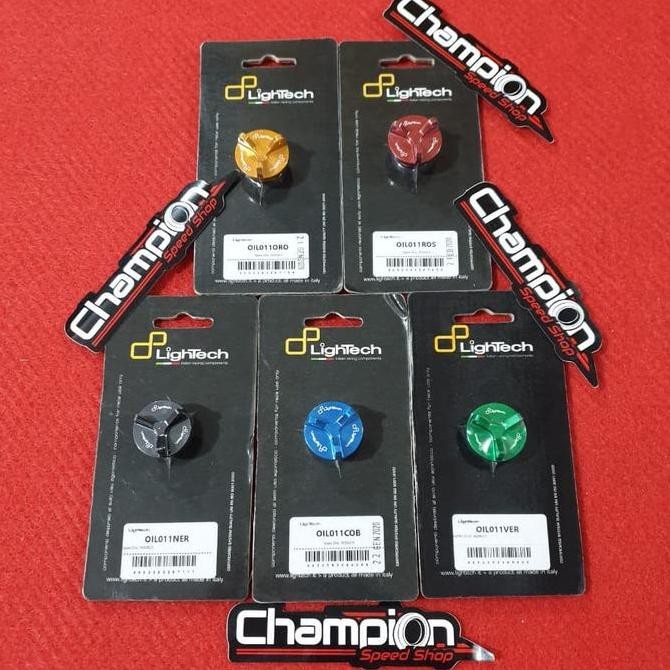 Original Oil Cap Tutup Oli Lightech ORI Italy Z650 Z800 Z900 Z1000 MT09 MT-09 New