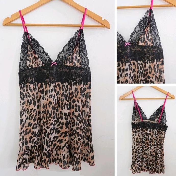 Lingeri Sexy Lady Secret Leopard (victoria secret la senza triumph h&m