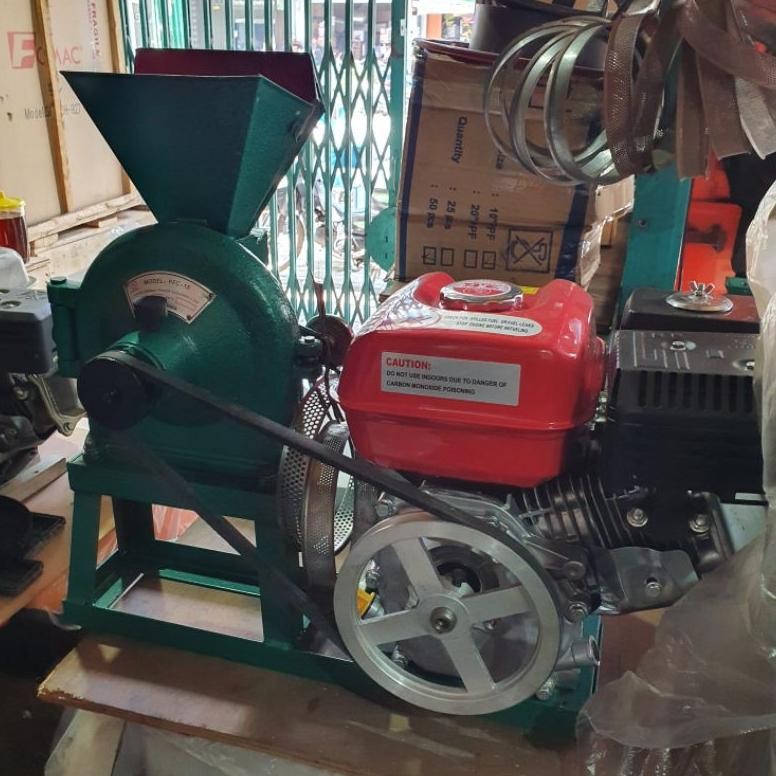 Mesin Gilingan Tepung FFC 15 + Mesin bensin - Mesin Giling Tepung - Gilingan Kopi - Disc Mill