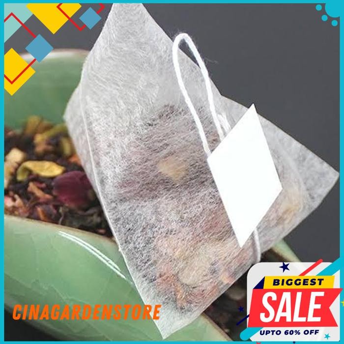 

BIODEGRADABLE CORN FIBER PYRAMID TEA BAG/KANTONG TEH SERAT JAGUNG 1 PC GRATIS ONGKIR