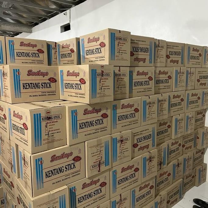 

New 1 karton STICK KENTANG PREMIUM isi 4 karung - gurih by dutasnack.id