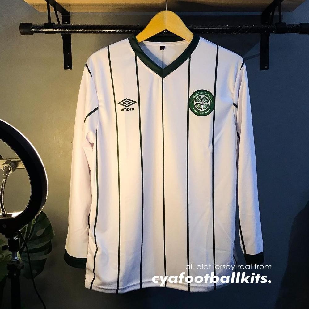 Jersey Celtic 1984 | Lengan Panjang | Jersey Celtic Vintage Retro | Jersey Bisa COD