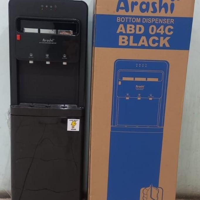 (Best) ARASHI Dispenser Air AMD 02BC - Galon Bawah - Dingin Es Dan Panas