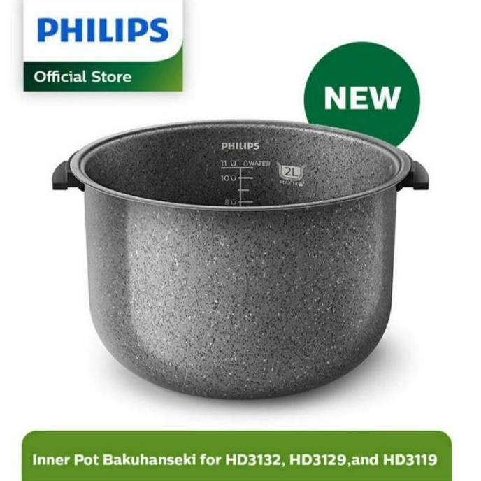 [READY STOK] Philips Inner Pot/ Teflon Philip Rice Cooker Bakuhanseki Untuk HD4515 Digital HD3111/30
