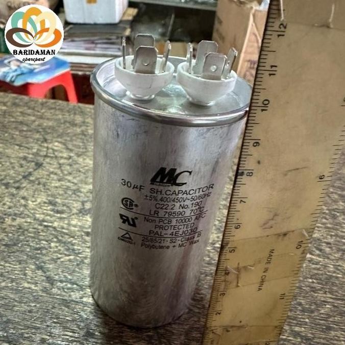 :::::::] kapasitor 30uF 30 uF 400/450VAC pompa air mesin cuci