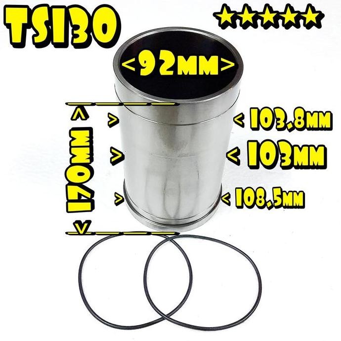 """] Cylinder Liner w Oring Yanmar TS130 TS-130 TS 130