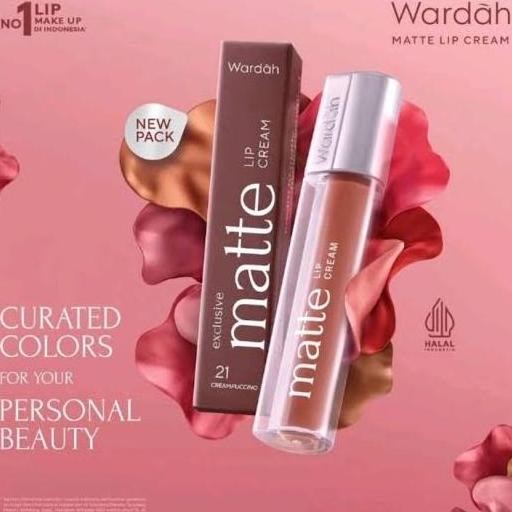 Lip Cream Wardah Matte / Exclusive Lip Cream Wardah Matte Original